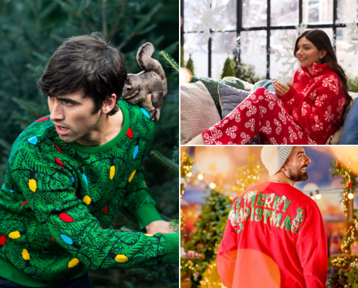 Holiday Christmas Clothing & Accessories cover photo collage