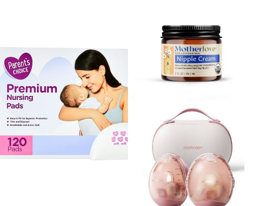 Everything a breastfeeding mom NEEDS cover photo collage