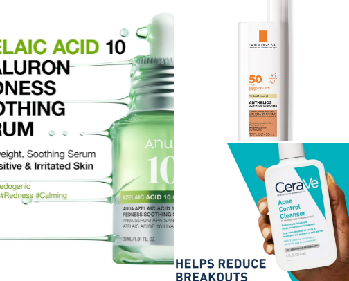 PIE (Post-Inflammatory Erythema) skin care cover photo collage