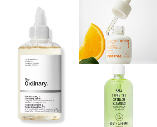Let your skin glow with skincare that keeps it fresh, hydrated, and radiant all day long! cover photo collage