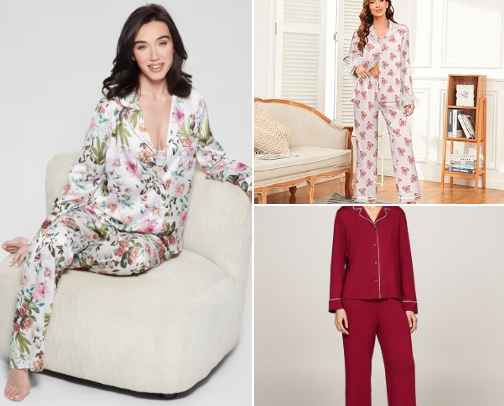 Sleep cute and comfy in these PJ sets cover photo collage