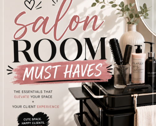 Salon Room Must Haves cover photo collage