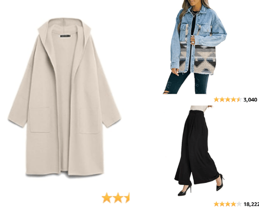 Mostly Amazon Clothes cover photo collage