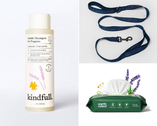 Doggy Essentials From a Golden Retriever Mom cover photo collage