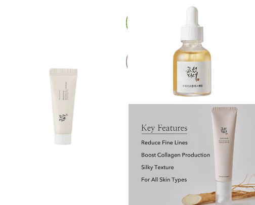 Beauty of Joseon Products cover photo collage