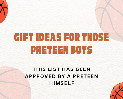 Gift Ideas for Preteen Boys cover photo collage