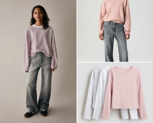 Fall H&M Girls 8Y-14Y+ cover photo collage