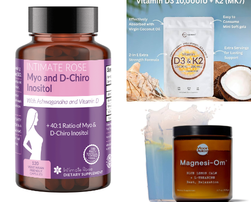 PCOS Supplements I cant live without as a holistic wellness girly with PCOS cover photo collage