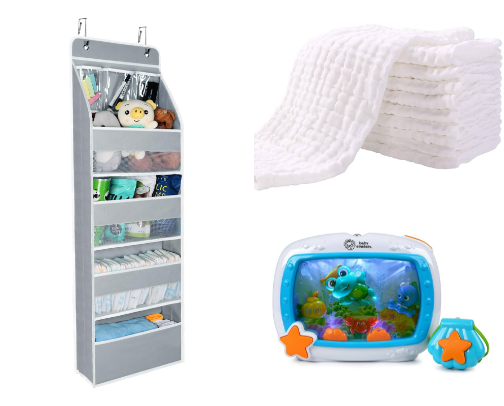 must haves for newborn - things to add to registry. cover photo collage