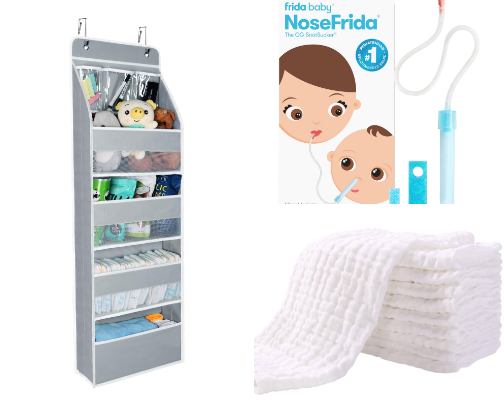 must haves for newborn - things to add to registry. cover photo collage