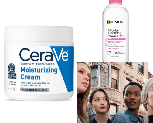 Beauty Finds: Skincare and Makeup cover photo collage