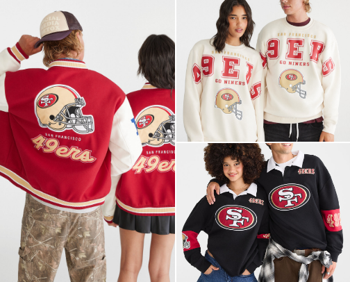 The 49er faithful Fashion edit - ❤️🏈💛 cover photo collage