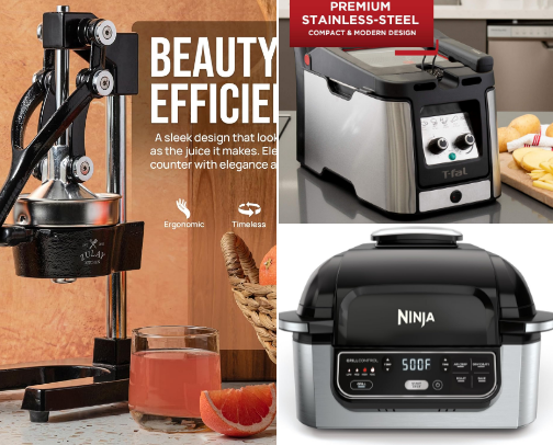 Kitchen Essentials: Cookware, Gadgets & Prep Tools cover photo collage