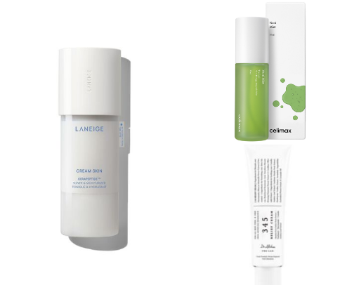 skincare i swear by cover photo collage