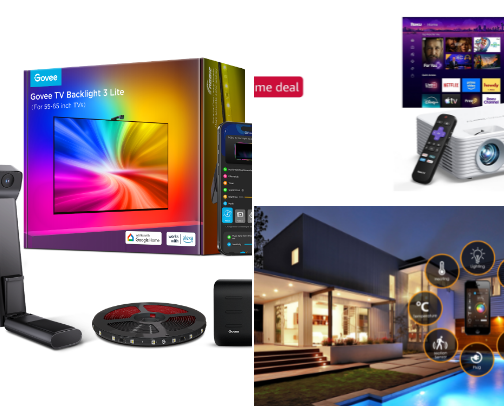 Your daily needs gadgets cover photo collage