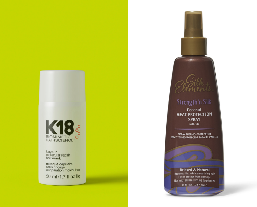 Hair products from a cosmo student cover photo collage