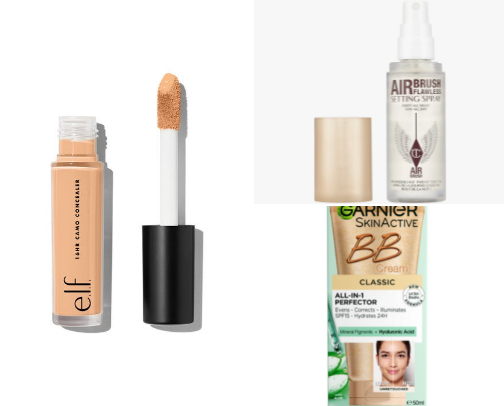 Beauty must-haves cover photo collage