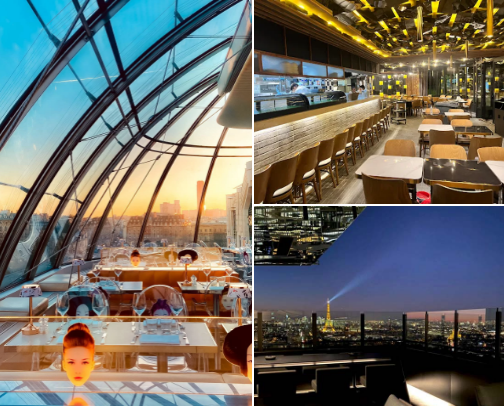 Restaurants in Paris✨ cover photo collage