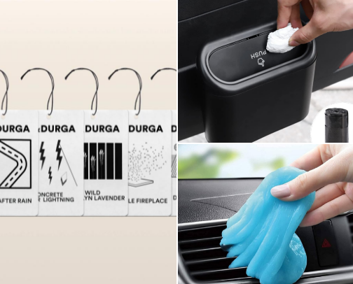 Car decor cover photo collage