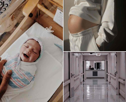 First time mom birth essentials 🤰🏻 cover photo collage
