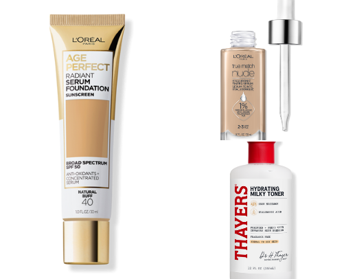 Makeup and SkinCare Over 40 cover photo collage