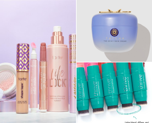 Low maintenance beauty products for mama’s on the go cover photo collage