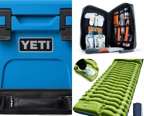 Camping Gadgets cover photo collage