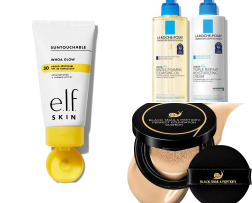 My favorite beauty recs cover photo collage