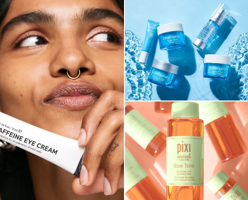 Products for the care of all skin types✨ cover photo collage