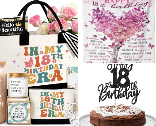 Birthday gifts, decor, etc cover photo collage