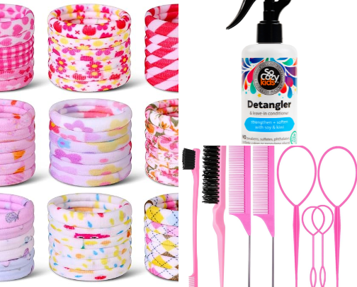 Toddler girl hair must haves! cover photo collage