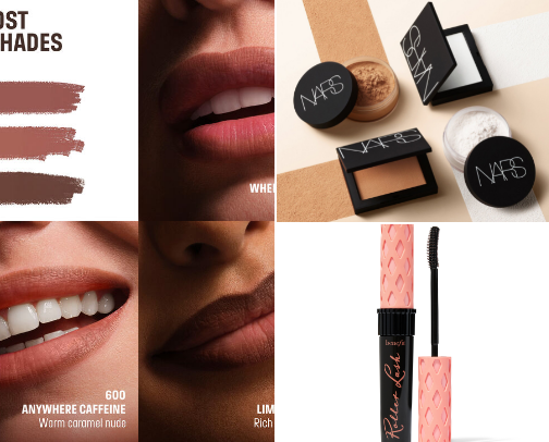 Pretty Without Trying: Makeup That Does the Work for You cover photo collage