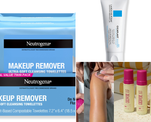 beauty products I repurchased this year cover photo collage