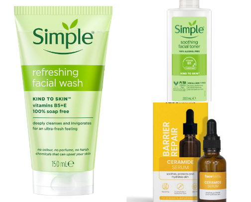 Beginner skincare essentials for skincare lovers✨️ cover photo collage