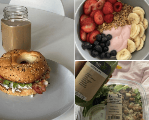 protein food🥗🥜 cover photo collage