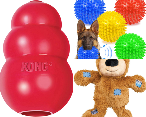 My Favorite Dog Toys for Large Dogs and Chewers (we have all of these) cover photo collage