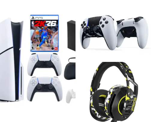 WOW!!! The Power Play Picks for PS5, Xbox Series, Pro Headsets, Elite Controllers, That Has Everyone Wanting To Play cover photo collage