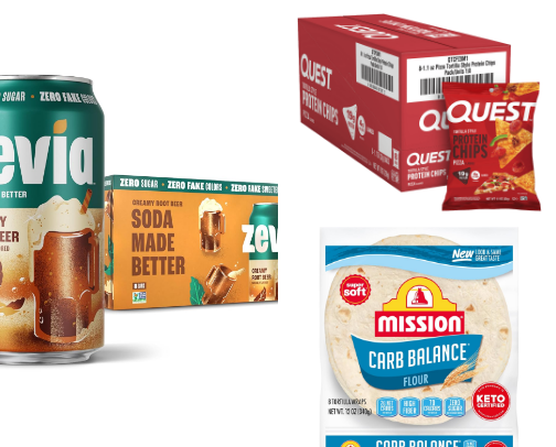 Less sugar food cover photo collage