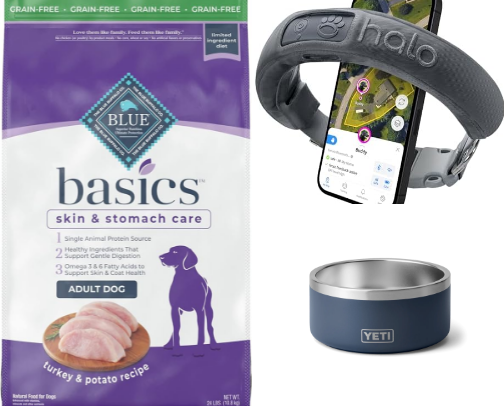 Favorite Dog Products for Dreka cover photo collage