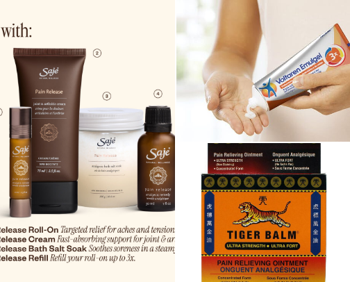 Best Topical Pain Relief for Muscles, Joints & Nerves — Cooling, Warming, Patches, Roll-Ons, and More cover photo collage