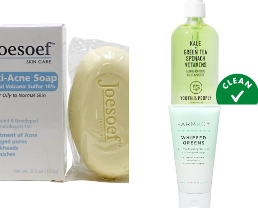 skincare recommendations for all my sensitive skin baddies 🧖🏾‍♀️💓🫧 cover photo collage