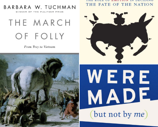 How We Got Here: The Psychology and Politics of Self-Deception cover photo collage