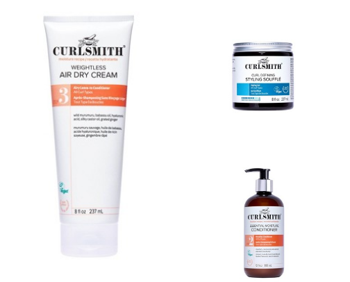 My favorite curly hair products cover photo collage