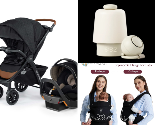 Baby essentials cover photo collage