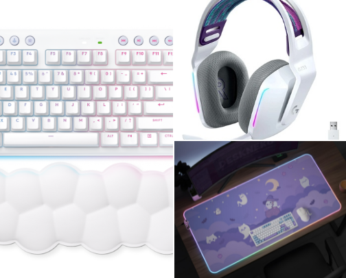 inspiration for fellow gamer girlies 🌸 cover photo collage