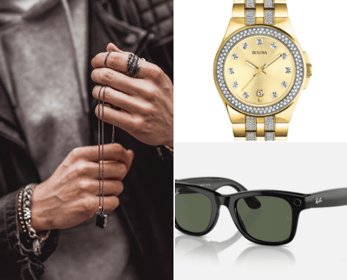 Essentials for Him - Accessories That Define Style cover photo collage