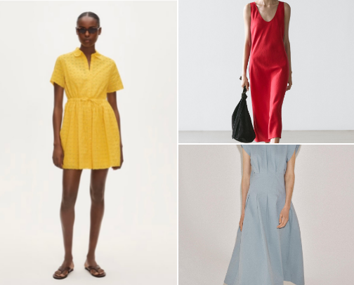 Summer dresses: Clean Lines cover photo collage