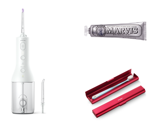 Dentist-approved routine 🦷 cover photo collage