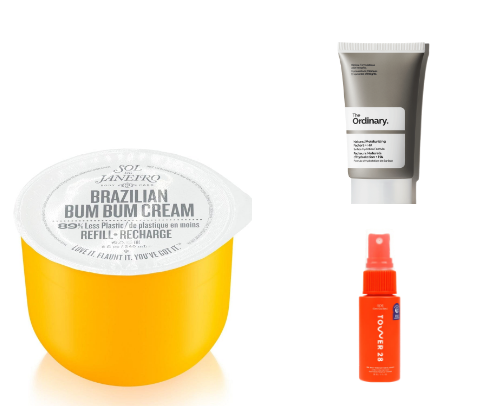 My favorite skincare recs cover photo collage