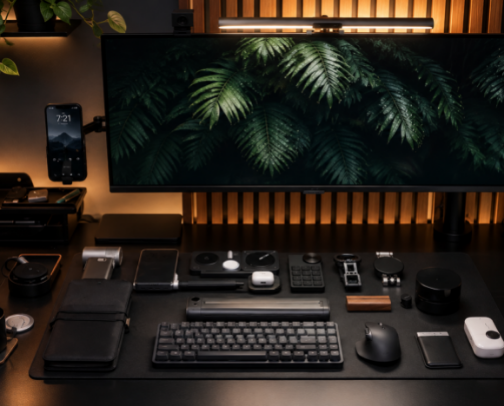 Must Have Desk Gadgets for the Ultimate Desk Setup cover photo collage